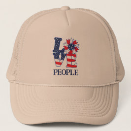 Boné Love Pessoas Trucker Hat
