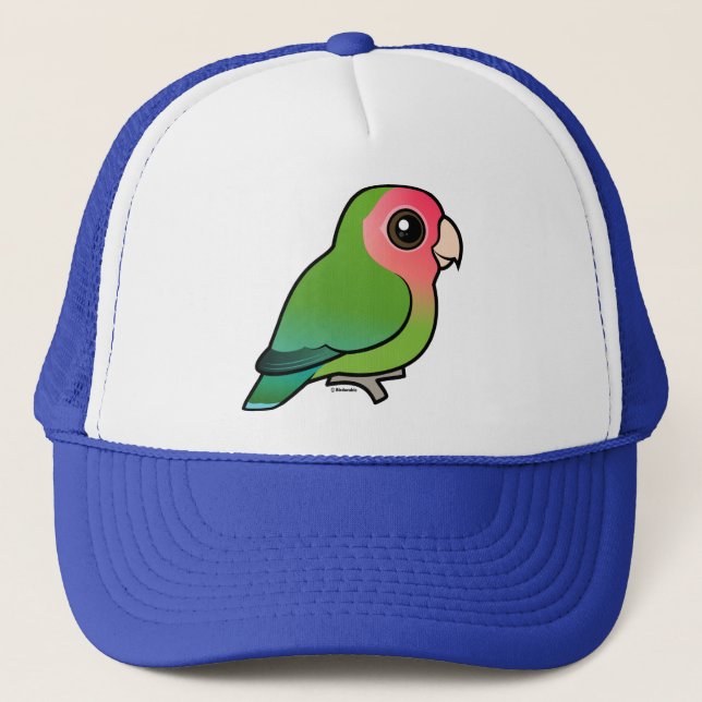 Boné Lovebird Rosado-enfrentado (Frente)