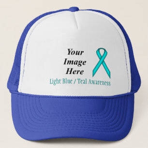 Boné Lt Blue / Teal Standard Ribbon por Kenneth Yoncich