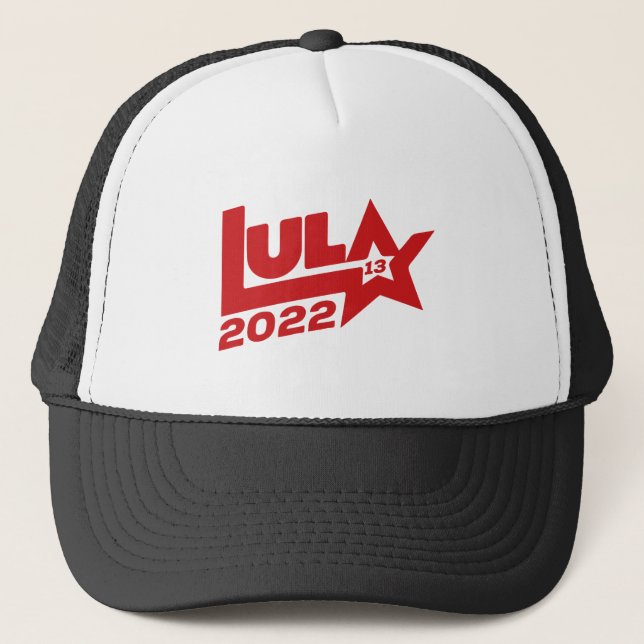 Boné Lula 2022 13 PT Presidente Brasil (Frente)