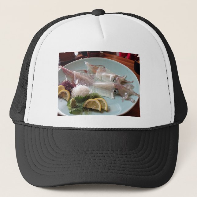 Boné Lula Sashimi - Farinha Japonesa servindo Janto de  (Frente)