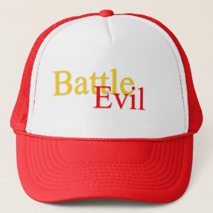 Boné Lute chapéu vermelho/branco mau do logotipo do