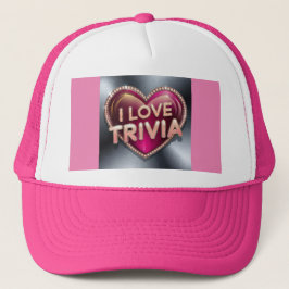 Boné Luxe I Love Trivia Hat