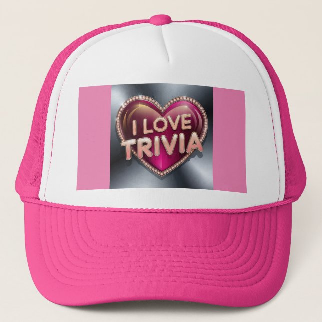 Boné Luxe I Love Trivia Hat (Frente)