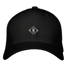 M Inicial ou Logotipo Monograma Flexfit Gorro de L