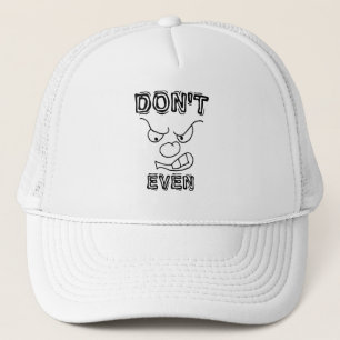 Boné Má Atitude Que Cara Irritada