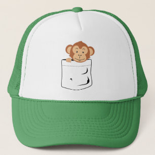 Boné Macaco no bolso
