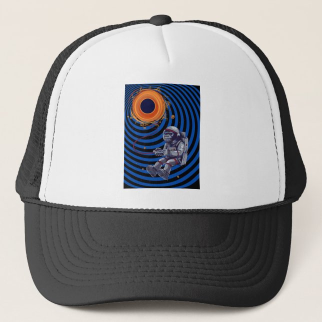 Boné macaco no voo espacial (Frente)