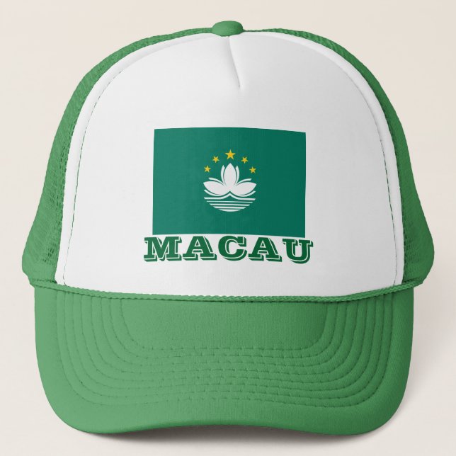 Boné MACAU Flag Hat   マカオの旗の帽子 (Frente)