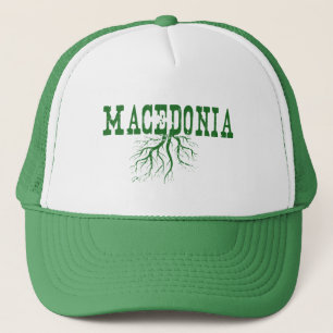 Boné Macedônia Roteou Árvore Raízes em Arte Macedôn