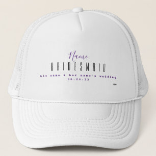 Boné Madrinha chapéu personalizado HAMbyWG