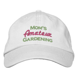 Boné Mãe Amateur Gardening Embroborado com Baseball Hat