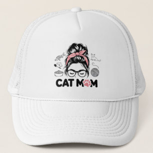 Boné "Mãe de Gato" Camisa engraçada para amantes de gat