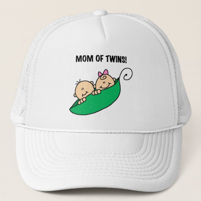 Boné Mãe de Gêmeos em Camisetas e presentes (Frente)