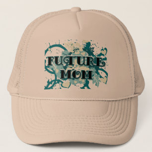 Boné Mãe do Futuro - Corações e Flores