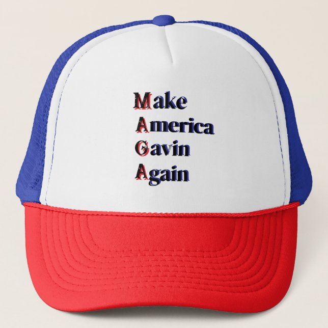 Boné MAGA | Torne a América Gavin Novamente Engraçada (Frente)