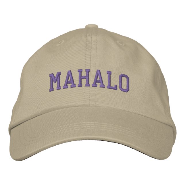 BONÉ MAHALO (Khaki com chá escuro) (Frente)