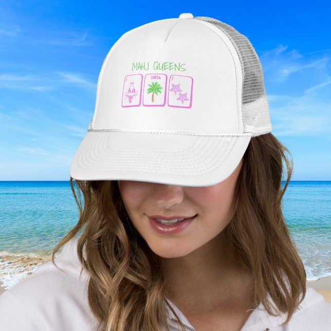 Boné MAHJ Queens Praia Mahjong (Criador carregado)
