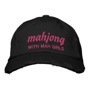 Boné Mahjong Personalizado com Mah Girls