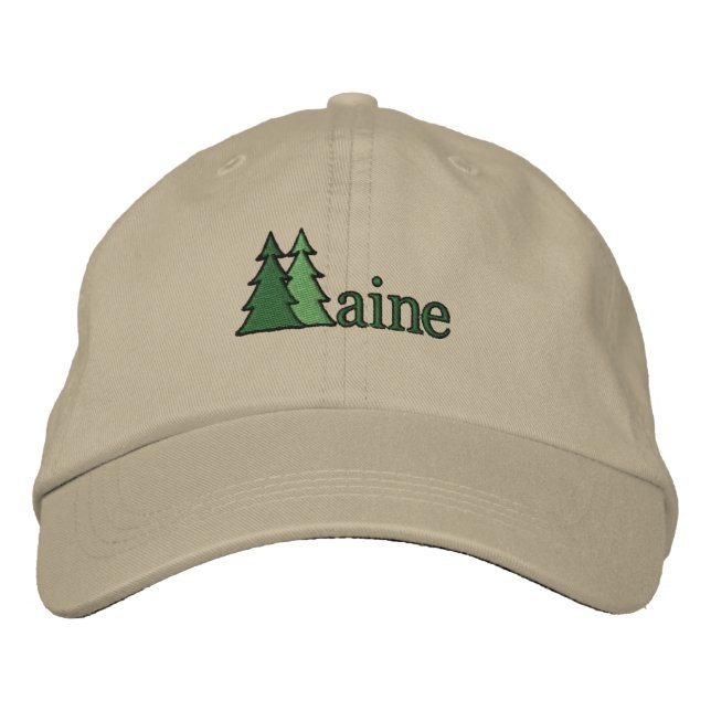 Boné Maine Pine Tree Embroiderada Hat (Frente)