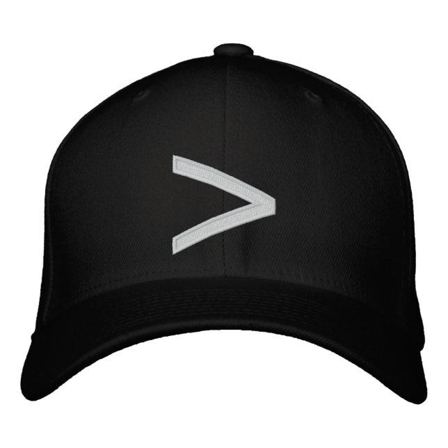 Boné Maior que o chapéu de sinal (Frente)