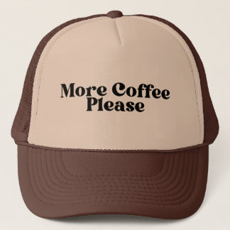 Boné Mais Café Por Favor, Trucker Hat, café