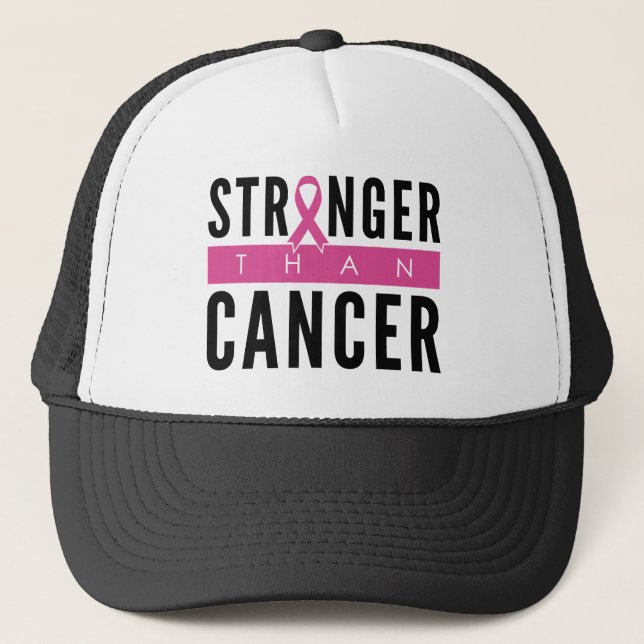 Boné Mais Forte que o Cancer (Frente)