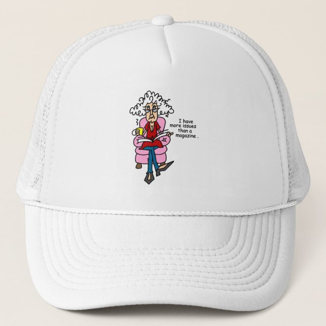 Boné Mais problemas do que um Humor da Revista (Frente)