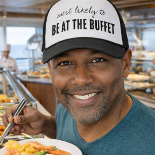 Boné Mais Provável de Estar no BUFFET Divertido Cruzeir