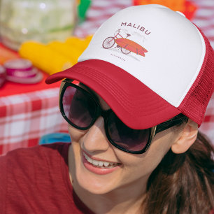 Boné Malibu Califórnia Vintage Praia Surfe