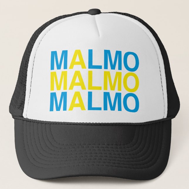 Boné MALMO Bandeira Sueca (Frente)