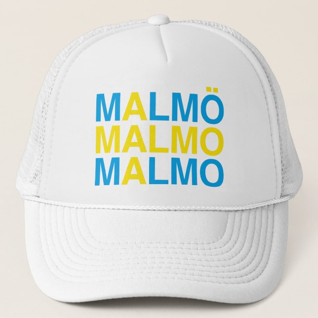 Boné MALMO Bandeira Sueca (Frente)