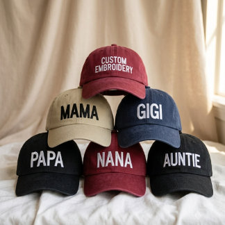 Boné Mama Moderna Tia Gigi Papai Vovó Roteiro Personali