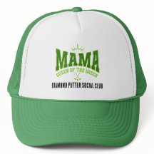 MAMA RAINHA DO VERDE DE GOLFE FEMININO Personalizá
