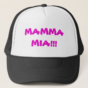 Boné Mamães Mia!!! Chapéu do camionista