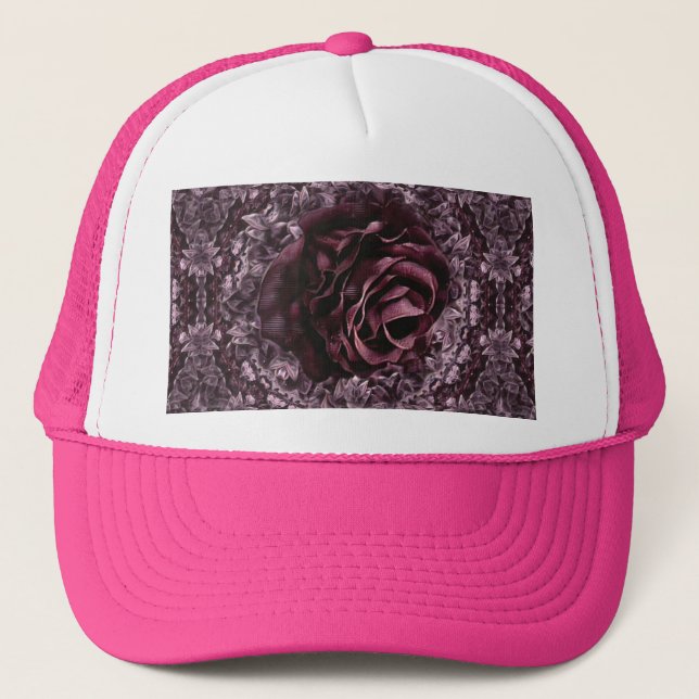 Boné Mandala de Rosa  (Frente)