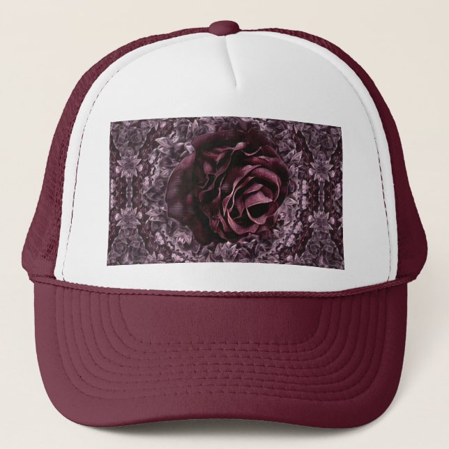Boné Mandala de Rosa  (Frente)
