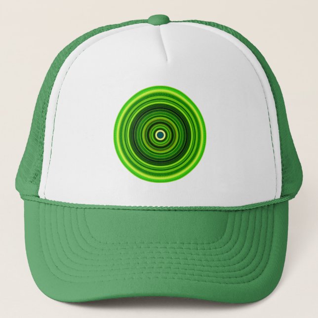 Boné Mandala Verde Geomagnética - 64555 (Frente)