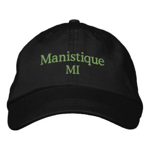 Boné Manistique Michigan Boriderou Chapéu Baseball