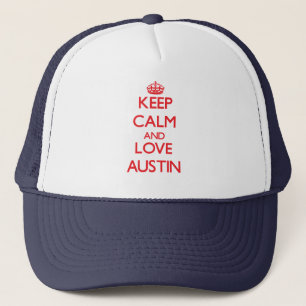Boné Mantenha a calma e ame Austin
