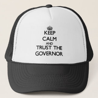 Boné Mantenha a calma e confie o governador