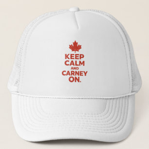 Boné Mantenha a Calma e Continue com Carney em Camiseta