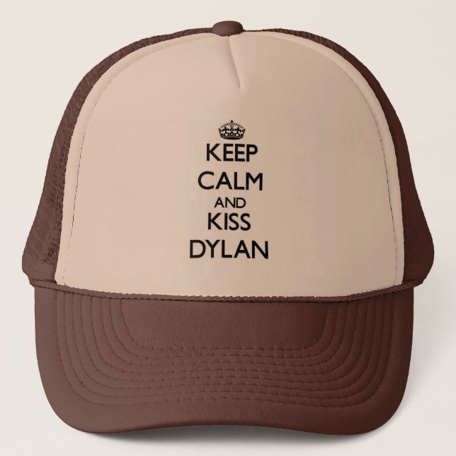 Boné Mantenha calmo e beijo Dylan (Frente)