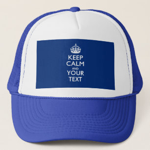 Boné MANTENHA O CALM E O Texto Personalizados
