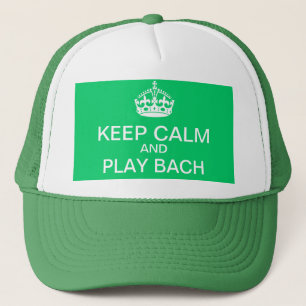 Boné Mantenha o chapéu de Bach da calma e do jogo