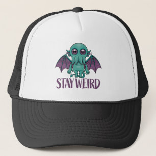 Boné Mantenha-se esquisito, monstro cthulhu bonito
