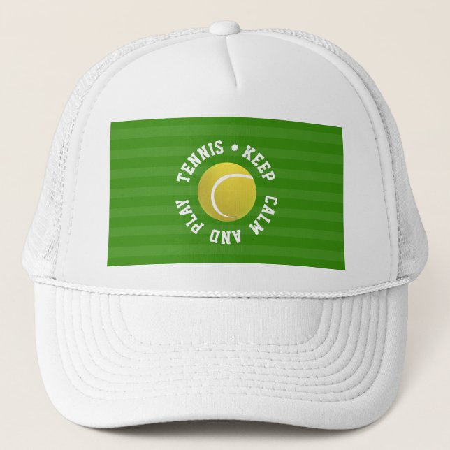 Boné MANTER BOLA DE TÊNIS CALM - TEXTO Personalizado (Frente)
