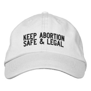 Boné Manter o aborto seguro & legal Pró escolha Pró abo