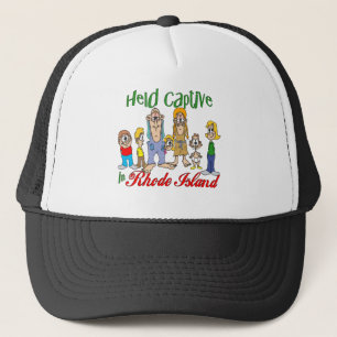 Boné Mantida cativa na Ilha Rhode