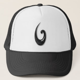Boné Maori-Fish Hook-obsidian